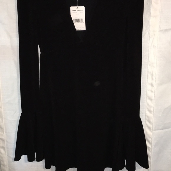 Free people X small black $128.00 dress NWT - Picture 8 of 8